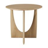Oak Geometric Side Table | ready to ship!