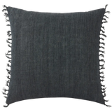 Jemina Dark Slate Pillow | ready to ship!