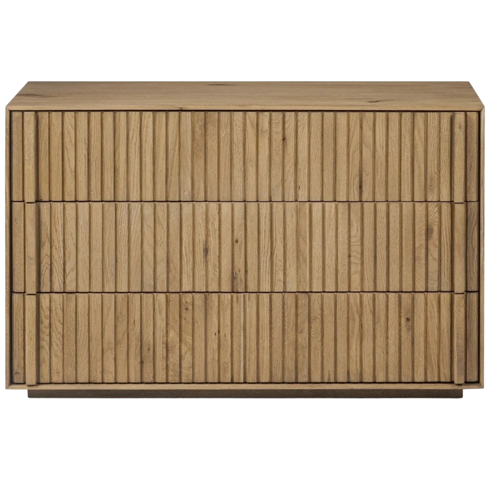 Leo Rustic Light Natural Oak Nightstand | ready to ship!