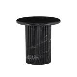 Oranda Black Marble End Table | shipping 12/25/2025
