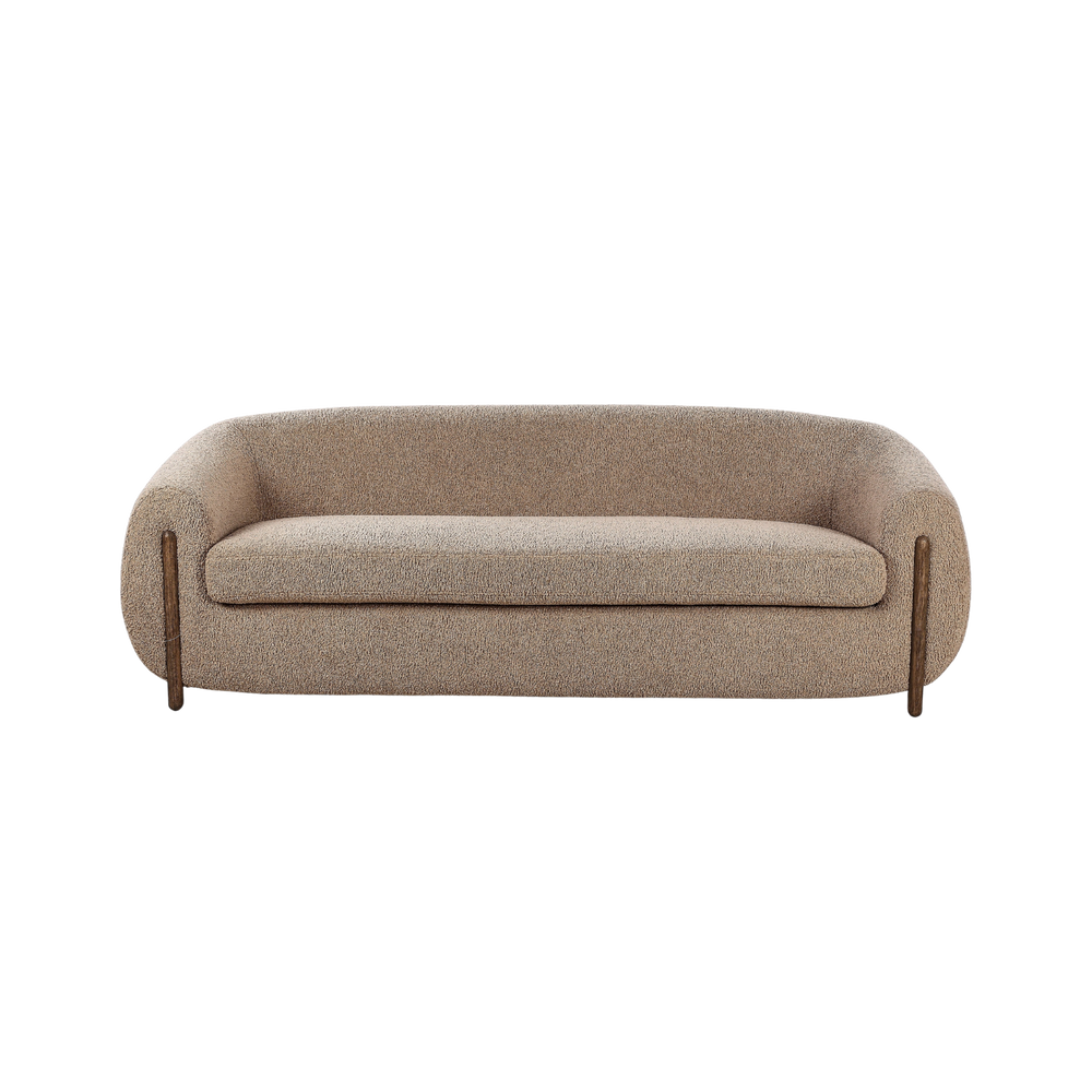 Lyla Sheepskin Camel Sofa | ready to ship!