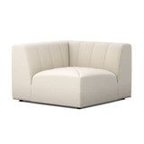 Build Your Own: Langham Channeled Sectional - Crypton Nomad Snow