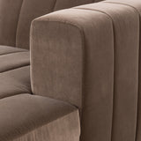 Build Your Own: Langham Channeled Sectional - Crypton Sintra Taupe