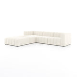 Langham Channeled 3-Piece Sectional - Fayette Cloud