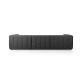 Langham Channeled 3-Piece Sectional - Saxon Charcoal