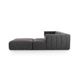 Langham Channeled 3-Piece Sectional - Saxon Charcoal