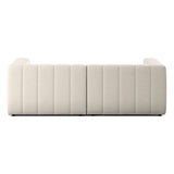 Langham Channeled 2-Piece Sectional - Crypton Nomad Snow