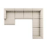 Langham Channeled 6-Piece Sectional - Crypton Nomad Snow