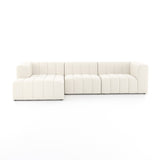 Langham Channeled 3-Piece Sectional - Fayette Cloud