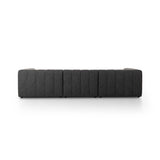 Langham Channeled 3-Piece Sectional - Saxon Charcoal