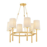 Bridgeton Chandelier - Aged Brass | ready to ship!