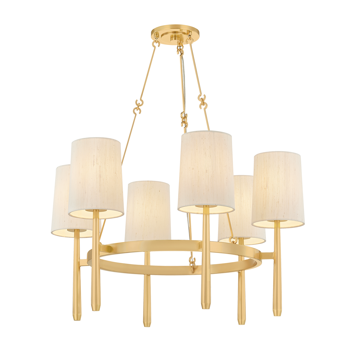 Bridgeton Chandelier - Aged Brass | ready to ship!