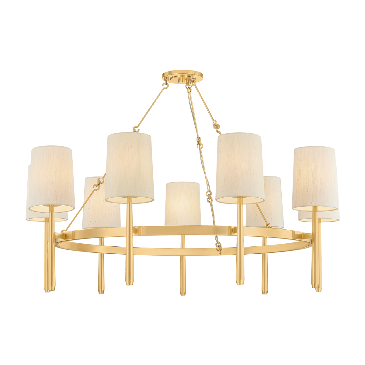 Bridgeton Chandelier - Aged Brass | ready to ship!