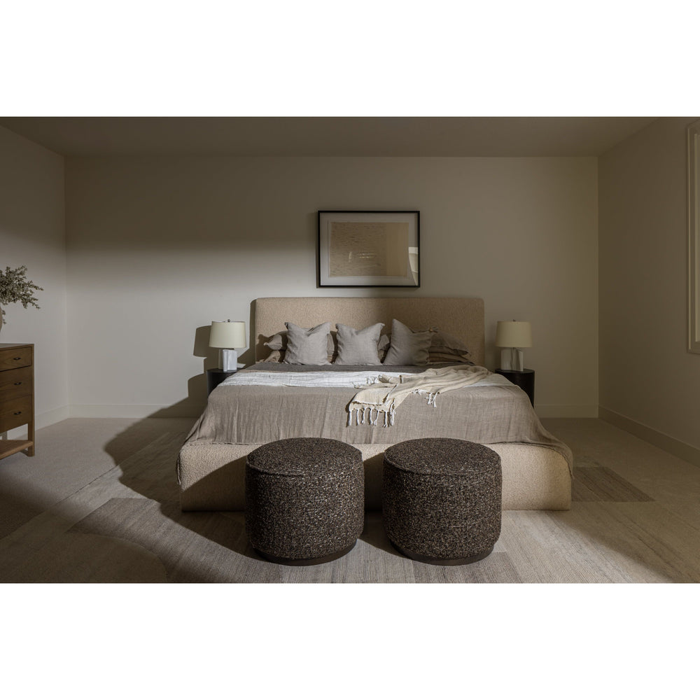 Quincy Lisbon Cream-King Bed | ready to ship!