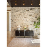 Linden Plaster White Medium Orb Table Lamp | ready to ship!