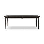Featuring Harper Black Mango Extension Dining Table by Four Hands at Amethyst Home. Style with flexibility. Finished in a classic black, a rectangular tabletop of mango veneer, solid mango legs and iron detailing speak to Scandinavian modernism. Expansion from 84" to 104" means more space when company calls.
Size: 84"w x 38"d x 30"h. Amethyst Home provides interior design, new home construction design consulting, vintage area rugs, and lighting in the Calabasas metro area.