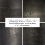 Corbett Coffee Table - Hammered Grey / River Grey Marble