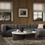 Langham Channeled 3-Piece Sectional - Saxon Charcoal