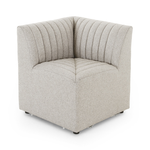 Featuring Augustine Orly Natural Dining Banquette by Four Hands at Amethyst Home. Polyester fabric in a light grey hue features dramatic channeling, for texture and a comfortable sit.Overall Dimensions: Corner Chair: 28.00"w x 28.00"d x 31.50"h 72" Bench: 72.00"w x 28.00"d x 31.50"h Chair + A Half: 38.50"w x 28.00"d x 31.50"h 82" Bench: 82.00"w x 28.00"d .  Amethyst Home provides interior design, new home construction design consulting, vintage area rugs, and lighting in the Scottsdale metro area.