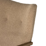 Featuring Melrose Sheepskin Camel Desk Chair by Four Hands at Amethyst Home. A comfort-driven desk chair features soft, textural upholstery in a versatile camel, framed by solid ash arms. A height-adjustable swivel base with casters makes for ease in the modern office.Overall Dimensions: 24.50"W x 27.25"L x 40"HColors: Amber Ash, Polished Aluminum, Sheepskin . Amethyst Home provides interior design, new home construction design consulting, vintage area rugs, and lighting in the Seattle metro area.