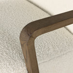 Featuring Melrose Sheepskin Natural Desk Chair by Four Hands at Amethyst Home. A comfort-driven desk chair features soft, textural upholstery, framed by solid ash arms. A height-adjustable swivel base with casters makes for ease in the modern office.Overall Dimensions: 24.50"W x 27.25"L x 40"HColors: Amber Ash, Polished Aluminum, Sheepskin NaturalMaterials: So. Amethyst Home provides interior design, new home construction design consulting, vintage area rugs, and lighting in the Denver metro area.