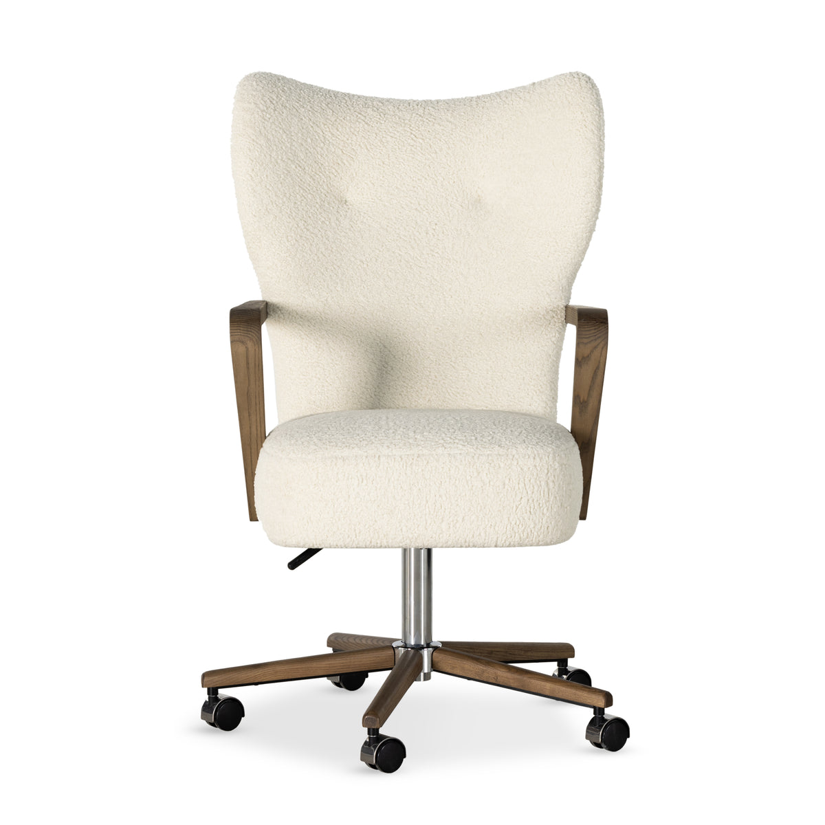 Melrose Sheepskin Natural Desk Chair | ready to ship!