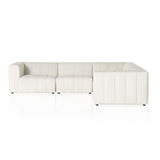 Langham Channeled 5-Piece Sectional - Fayette Cloud