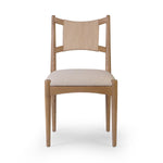 Featuring Haddon Antwerp Natural Dining Chair by Four Hands at Amethyst Home. Expertly crafted by Haddon Antwerp, the Natural Dining Chair is both stylish and sturdy. With its sleek design and high-quality materials, this chair is perfect for adding a touch of elegance to your dining room. Its ergonomic shape provides optimal comfort, making it ideal for long. Amethyst Home provides interior design, new home construction design consulting, vintage area rugs, and lighting in the Seattle metro area.