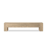 Abaso Accent Bench - Whitewash Rustic Wormwood Oak
