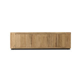 Abaso Media Console - Rustic Wormwood Oak