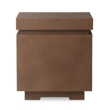 Posen Outdoor Square Propane Enclosure - Clay Concrete