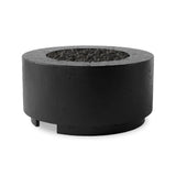 Damian Outdoor Fire Table - Textured Ebony