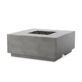 Donovan Outdoor Fire Table - Pewter Concrete