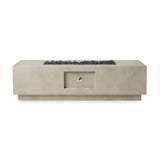 Kenton Outdoor Fire Table - Natural Concrete