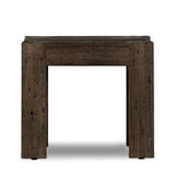 Abaso End Table - Ebony Rustic Wormwood Oak