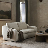 Featuring Crawford Antigo Natural Power Recliner 2-Piece Sectional Sofa by Four Hands at Amethyst Home. A fresh take on the classic recliner. Customize your comfort level with the push of hidden buttons with pieces in our Power Motion collection. Sculpted in light, versatile high-performance fabric. Performance fabrics are specially created to withstand spills,. Amethyst Home provides interior design, new home construction design consulting, vintage area rugs, and lighting in the Tampa metro area.