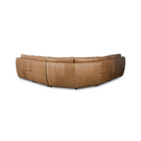 Featuring Crawford Palermo Drift Power Recliner 5-Piece Sectional Sofa by Four Hands at Amethyst Home. A fresh take on the classic recliner sectional. Customize your comfort level with the push of hidden buttons with pieces in our Power Motion collection. Made from caramel top-grain leather. Includes 9'5" power cord. There is a six-motor maximum per power o. Amethyst Home provides interior design, new home construction design consulting, vintage area rugs, and lighting in the Calabasas metro area.