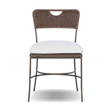 Honor Outdoor Dining Chair - Tanned Weave - Vergo Cream