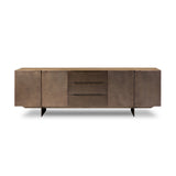 Aberdeen Media Console - Aged Smoked Oak Thin Veneer | shipping 08/25/2026