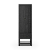 Anthem Bath Storage - Black Wash Oak - Black Wash Oak Veneer | shipping 07/25/2026
