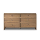 Analisa 6 Drawer Dresser - Sandy Oak | shipping 07/25/2026