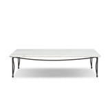Idalia Outdoor Coffee Table - White Marble | shipping 07/25/2026