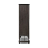 Bari Wide Cabinet - Smoked Black Resawn Oak | shipping 11/10/2026