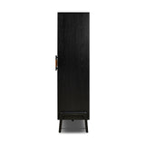 Rosedale Cabinet - Ebony Oak Veneer | shipping 08/25/2026