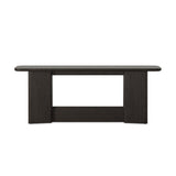 Nadine Console Table - Smoked Black Oak Veneer | shipping 08/12/2026