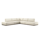 Adler Outdoor 5-Piece Sectional + Bumper Chaise - Amalfi Natural