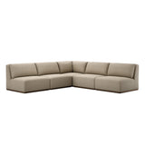 Adler Outdoor 5-Piece Sectional - Concha Fog | shipping 09/25/2026