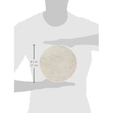 Creative Co-Op Elegant Marble Round Cheese Board, Grey
