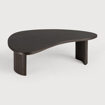 Featuring Mahogany Boomerang Coffee Table - Small by Ethnicraft at Amethyst Home. Playful, pebble shapes set on a beautiful, folded, base. The Boomerang coffee table is a fantastic and well-proportioned addition to any space. Configured with the two sizes together, or as a stand-alone, this design is sure to capture attention.
Dimensions: 33.5" x 30.5" x.  Amethyst Home provides interior design, new home construction design consulting, vintage area rugs, and lighting in the Kansas City metro area.