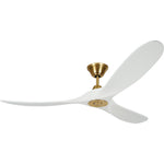 with Matte White Blades Burnished Brass | shipping 10/01/2026